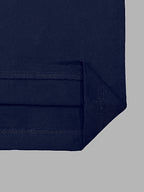 Navy Givenchy T-shirt folded hem with stitching