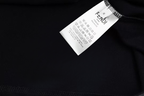 Black Fendi T-shirt with woven care label near collar