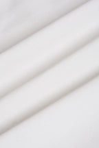 Fendi short fabric closeup, white knit texture