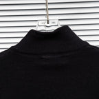 Stone Island knit top with ribbed turtleneck collar