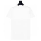 White crew-neck T-shirt back view