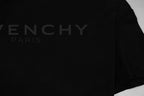Givenchy crewneck T-shirt front logo detail, black