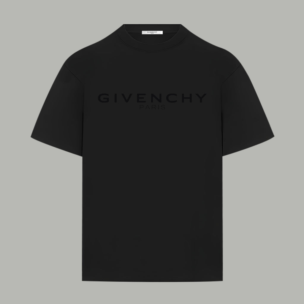 Givenchy crewneck T-shirt, black, front logo print