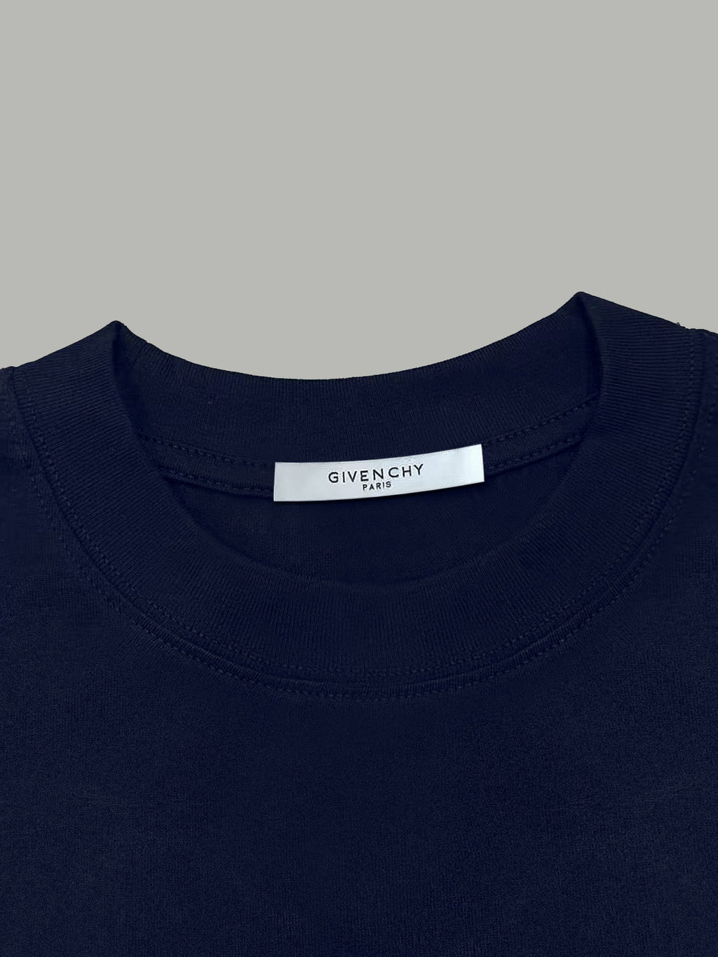 Navy Givenchy T-shirt with neck tag