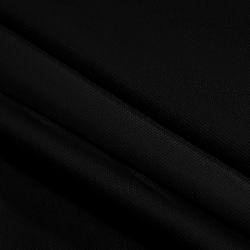 Black polo fabric texture detail