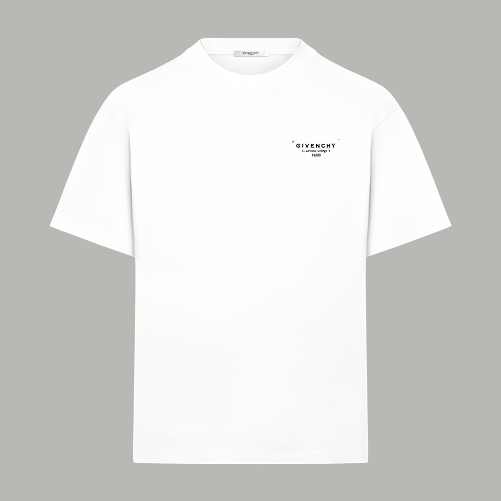 Givenchy white T-shirt with small chest logo