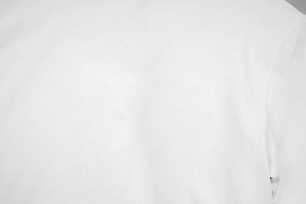 White T-shirt fabric close-up