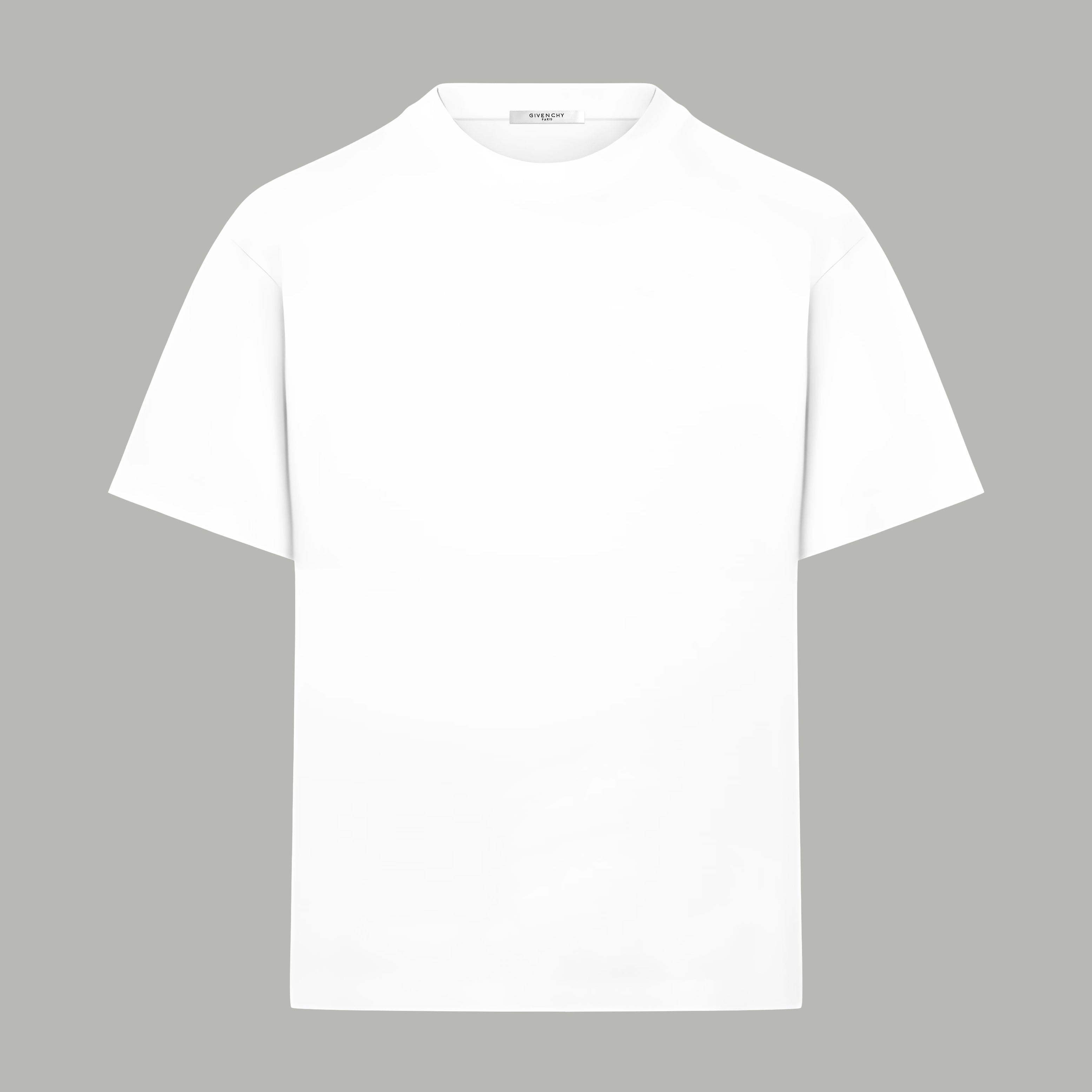 White Givenchy T-shirt with crew neck and short sleeves