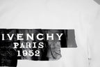 White T-shirt with black Paris 1952 text graphic