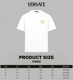 White Versace T-shirt with small chest logo
