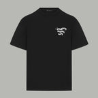 Black Versace T-shirt with small chest logo print