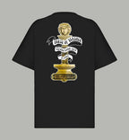 Black Versace T-shirt with back crest and Medusa graphic print