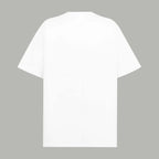 White T-shirt, plain back view