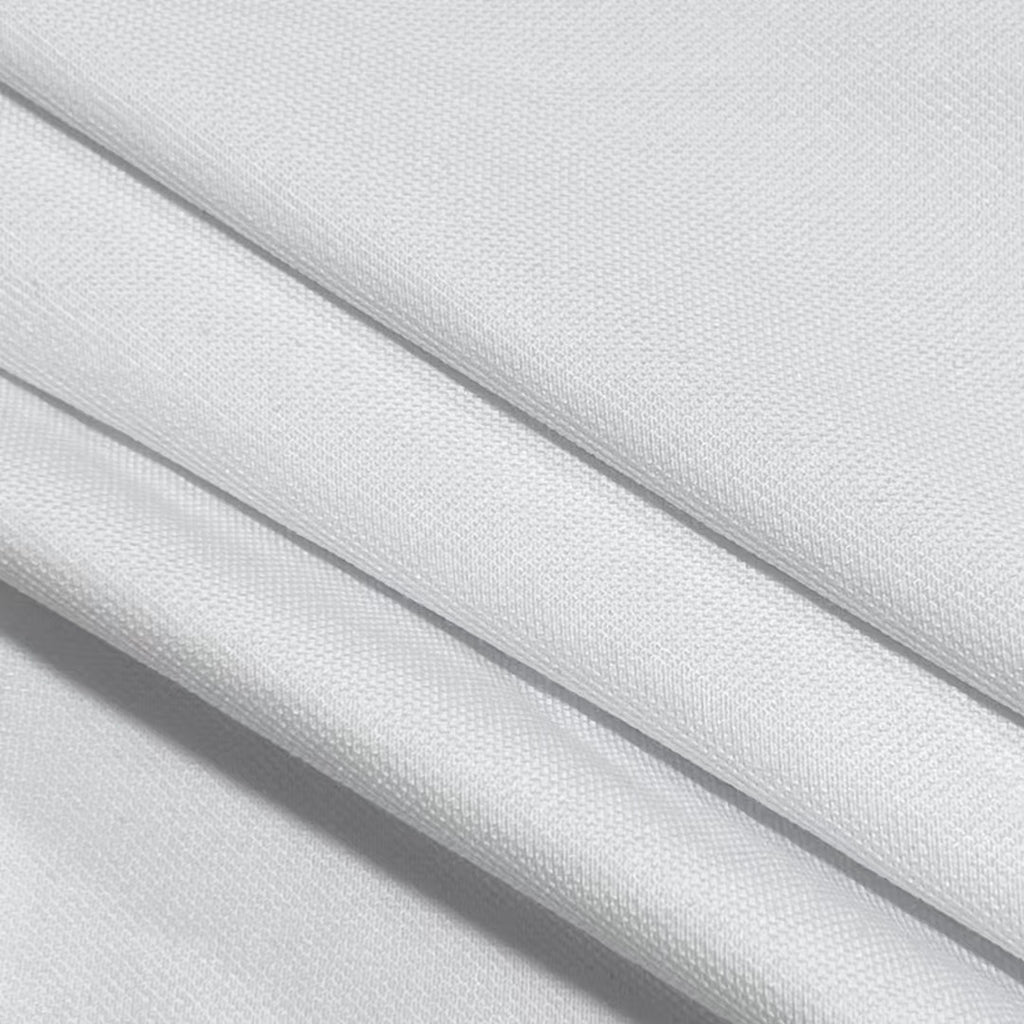 White polo shirt fabric texture close-up