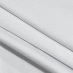 White polo shirt woven texture detail along the garment panel