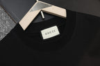Black Gucci T-shirt crew neck with Gucci neck label