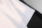 White Gucci short-sleeve T-shirt, plain side view with smooth fabric