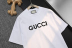 Gucci short-sleeve T-shirt, white, crew neck, Gucci logo across chest
