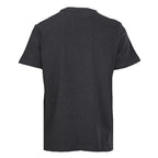 Versace T-shirt in dark gray, back view with crew neck and short sleeves