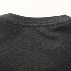 Versace T-shirt back yoke and neckline seam in dark gray