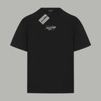 Black Balenciaga T-shirt with front graphic logo and crew neckline