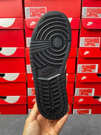 Low-top sneakers, outsole view with black tread pattern and Nike mark