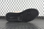 Air Jordan 1 Mid sneakers outsole, textured black tread bottom