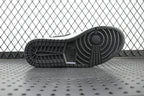 Air Jordan 1 Mid outsole, textured black tread with circular traction pattern