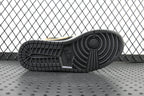 Air Jordan 1 Mid shoe outsole, black tread with white midsole