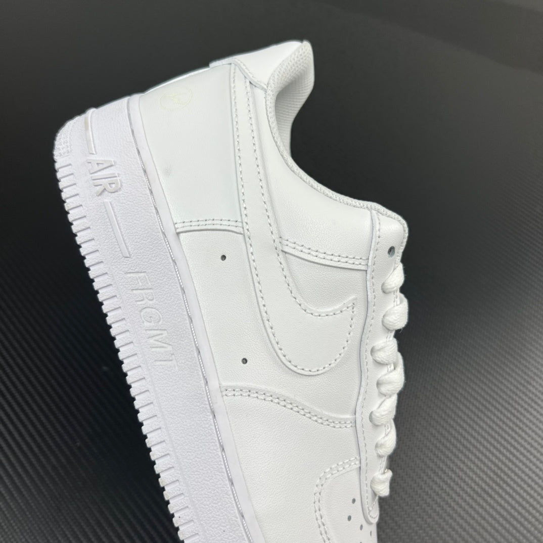 White leather sneakers heel and side profile with lace and stitching details