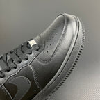 FRGMT Air Force 1 low-top sneaker, metallic silver quarter panel with lace area
