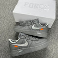 YH Batch-Off White × Air Force 1 “Grey Art Museum”
