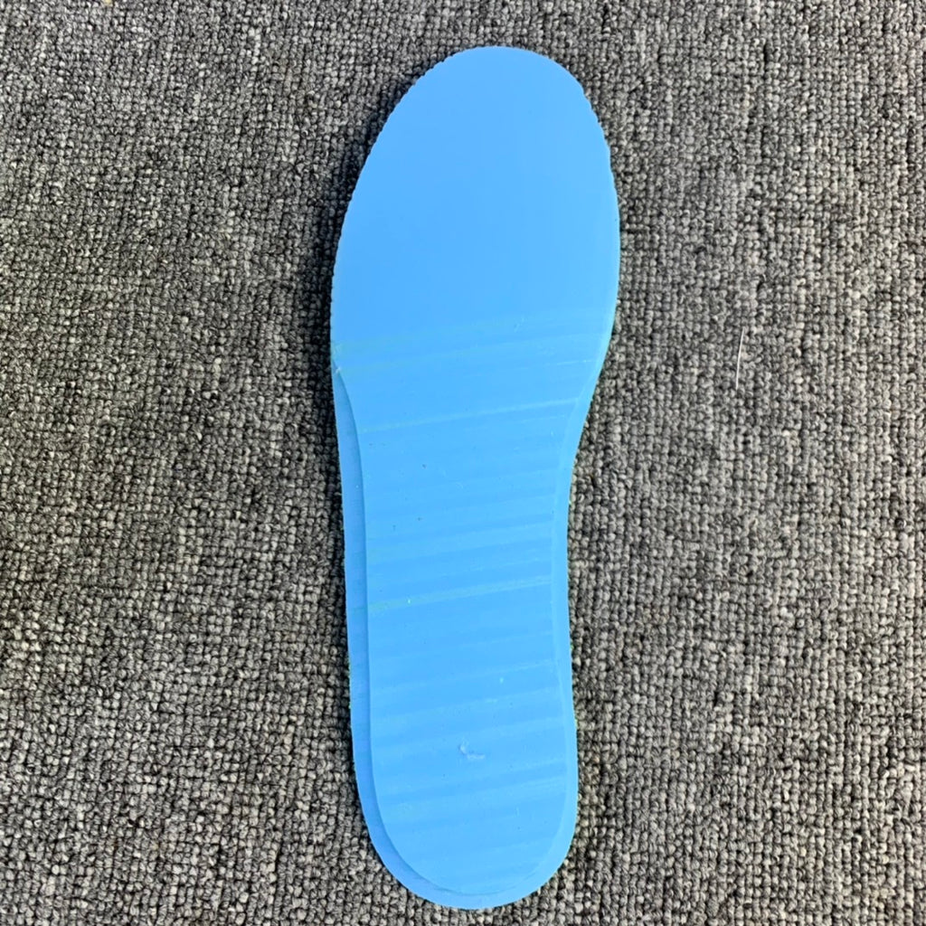 Light blue shoe outsole bottom