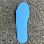 Light blue shoe outsole bottom