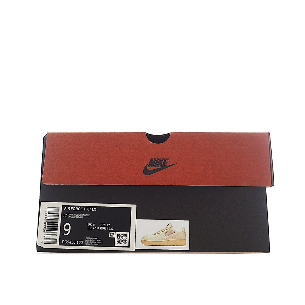 Nike Air Force 1 shoe box with Nike logo and size label