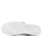 Nike Air Force 1 outsole, textured white rubber with circular tread pattern