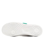 Nike Air Force 1 outsole, white rubber tread with circular heel and forefoot pattern