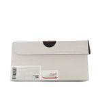 White Nike Air Force 1 shoebox with small swoosh logo and size label