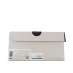 Gray and white shoe box with barcode label and small product image on front.