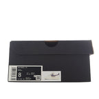 Shoe box, black with barcode label and size 8 Air Force 1