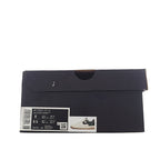 Nike Air Force 1 shoebox, black with size label and barcode sticker