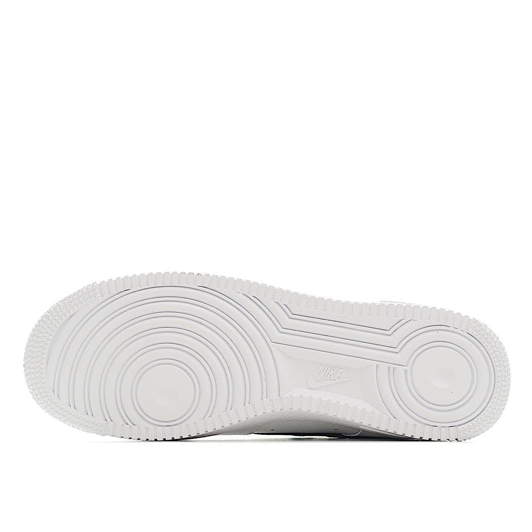 White rubber outsole with tread pattern