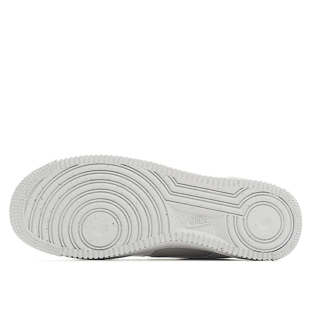 White Nike Air Force 1 rubber outsole with tread pattern