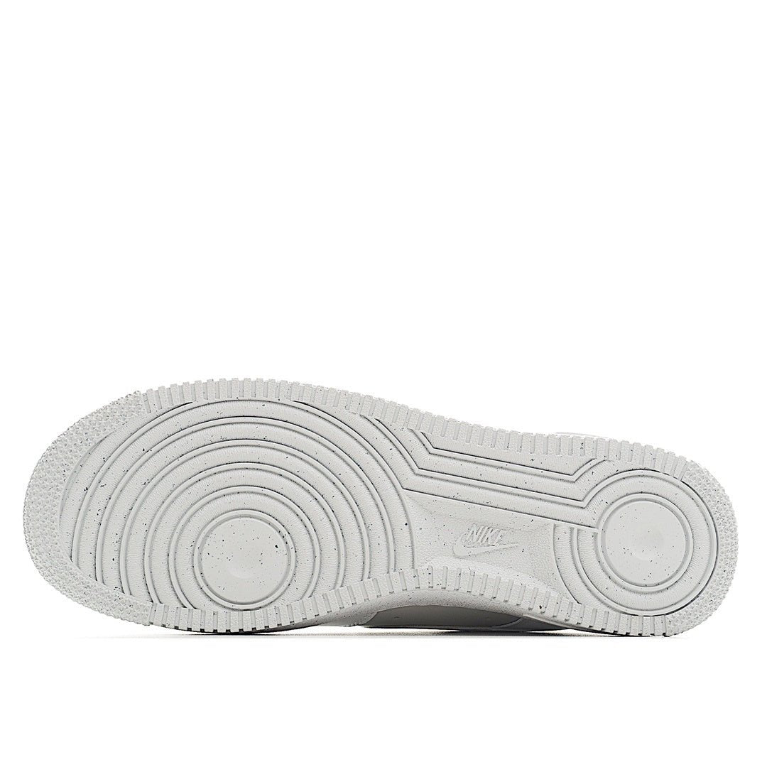 White Nike Air Force 1 rubber outsole with tread pattern
