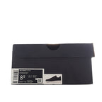 Nike Air Force 1 shoebox, dark navy with size label and side photo window