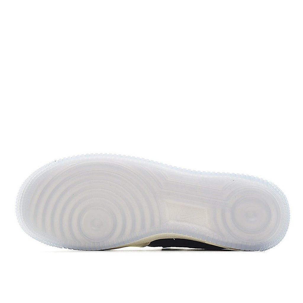 Nike Air Force 1 outsole, translucent rubber with light tread pattern