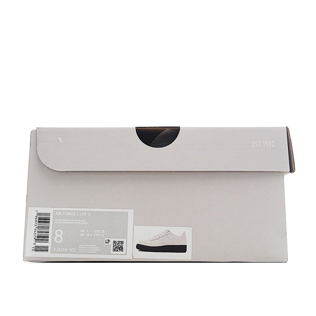 Nike Air Force 1 shoebox, white with black label