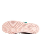Light pink rubber sneaker outsole with circular traction pattern