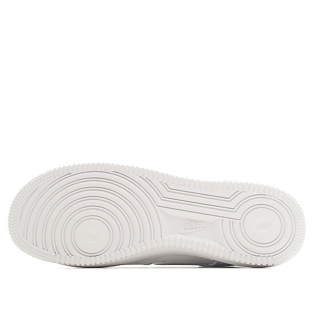 Nike Air Force 1 outsole with textured traction tread in white