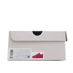 Nike Air Force 1 shoe box in gray with size label and red shoe graphic